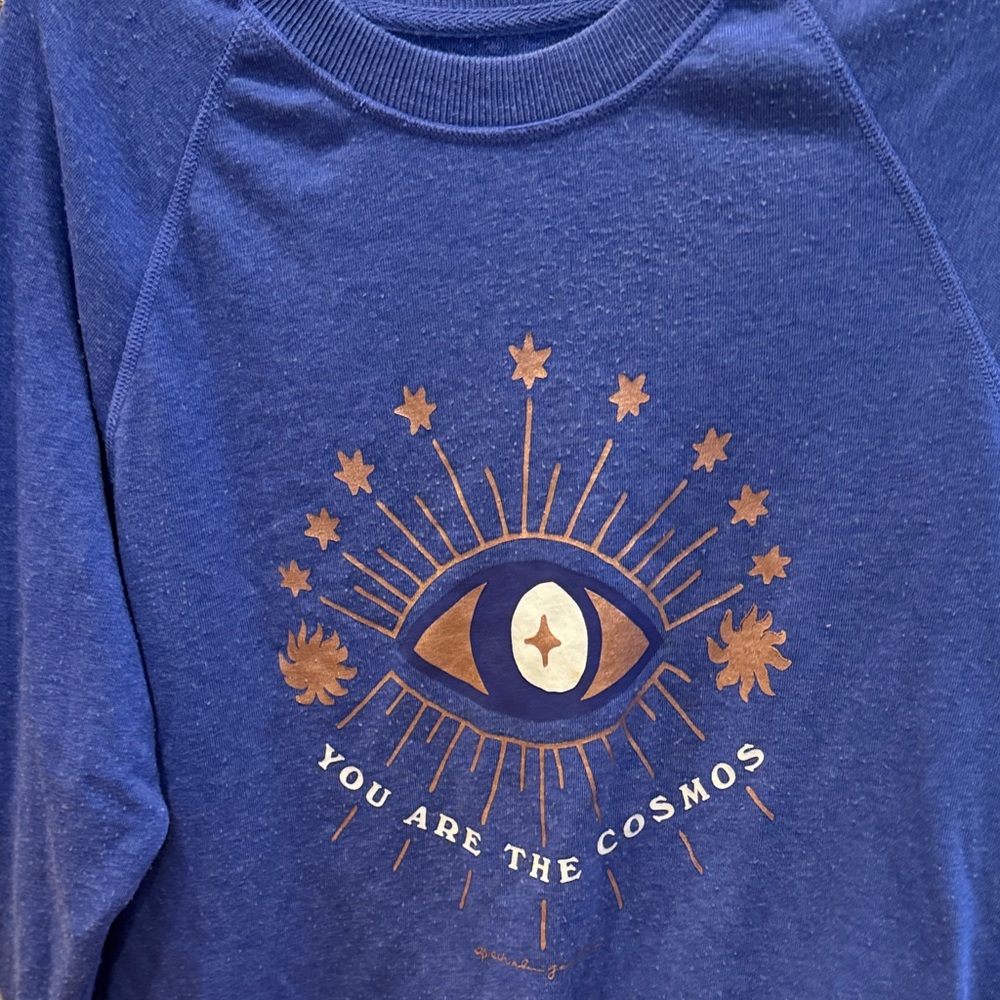 Spiritual Gangster Blue Cosmic Eye Sweatshirt